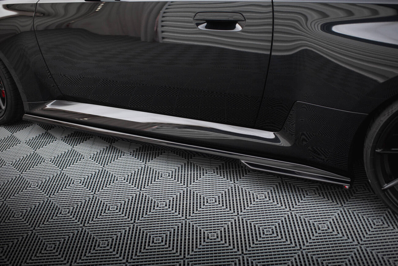 Maxton Design Seitenschweller V.2 für BMW M2 G87 schwarz Hochglanz