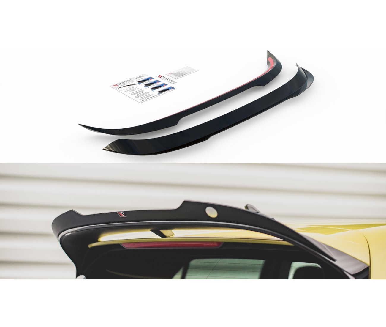 MAXTON DESIGN Heck Spoiler Aufsatz Abrisskante für Volkswagen Golf 8 GTI Clubsport - Turbologic