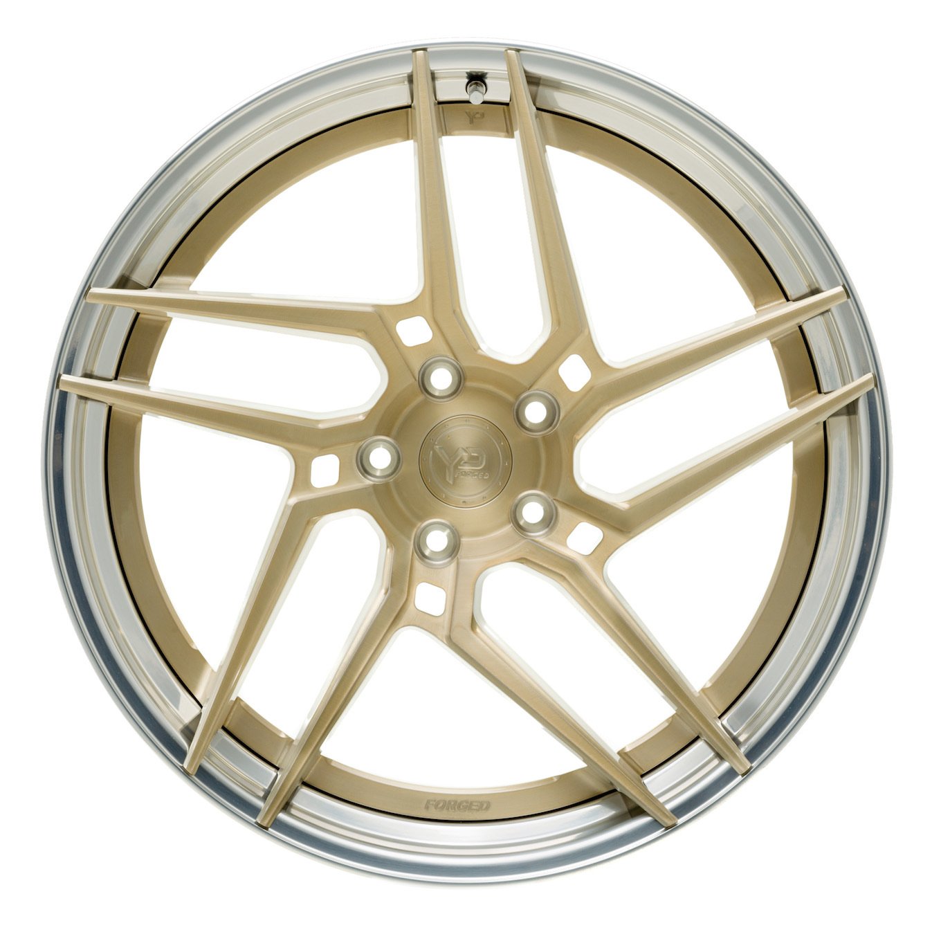 YIDO PERFORMANCE WHEELS | YP 4.2 FORGED | ROYAL GOLD/POLISHED LIP - Turbologic