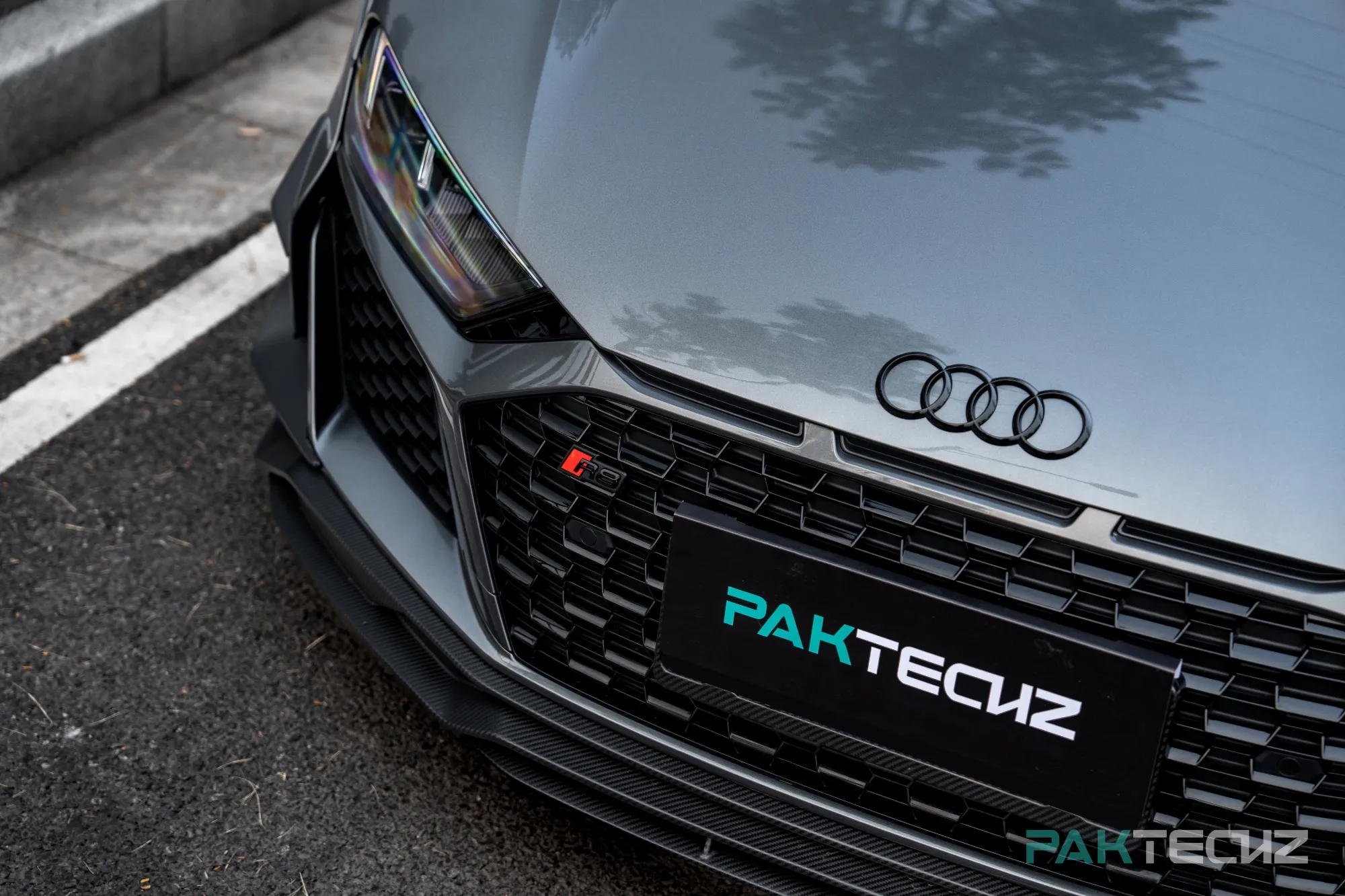 Paktechz Carbon Frontspoilerlippe für Audi R8 4S.2