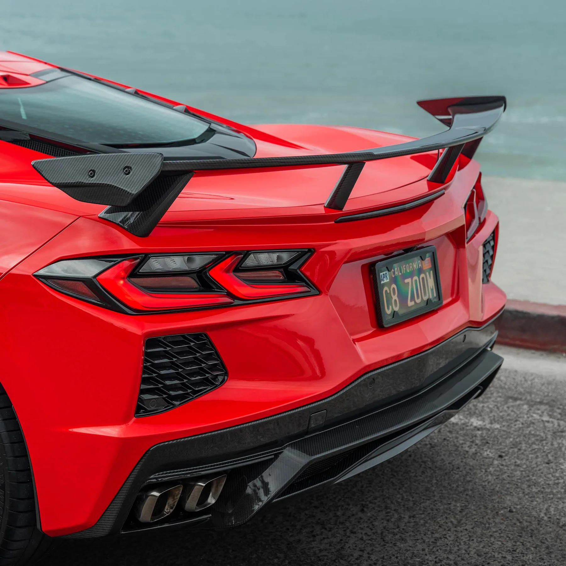 RACING SPORT CONCEPTS - GT Carbon Heckdiffusor passend für Chevrolet Corvette C8