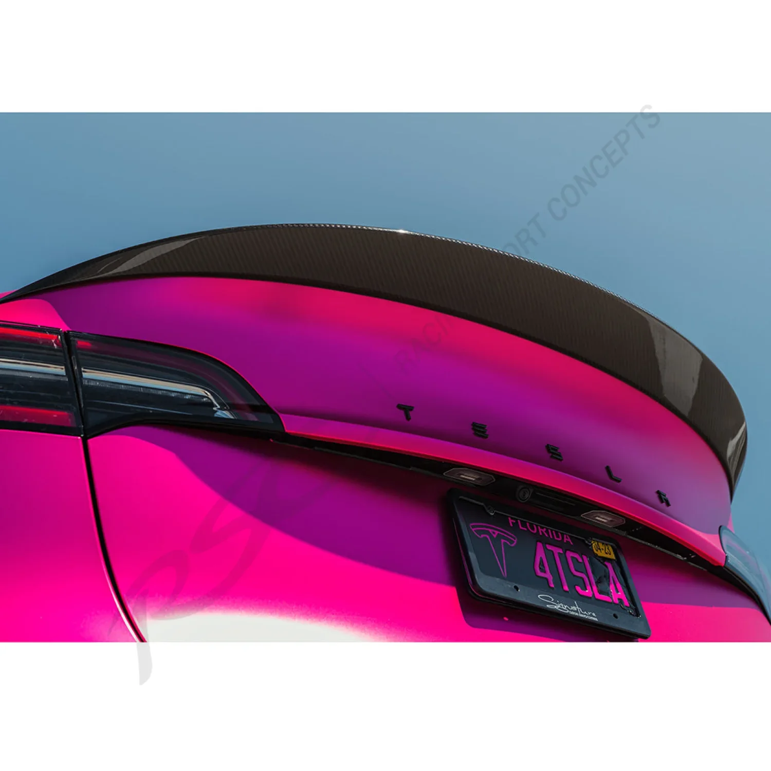 RACING SPORT CONCEPTS - Carbon Heckspoilerlippe (Ducktail) für Tesla Model Y