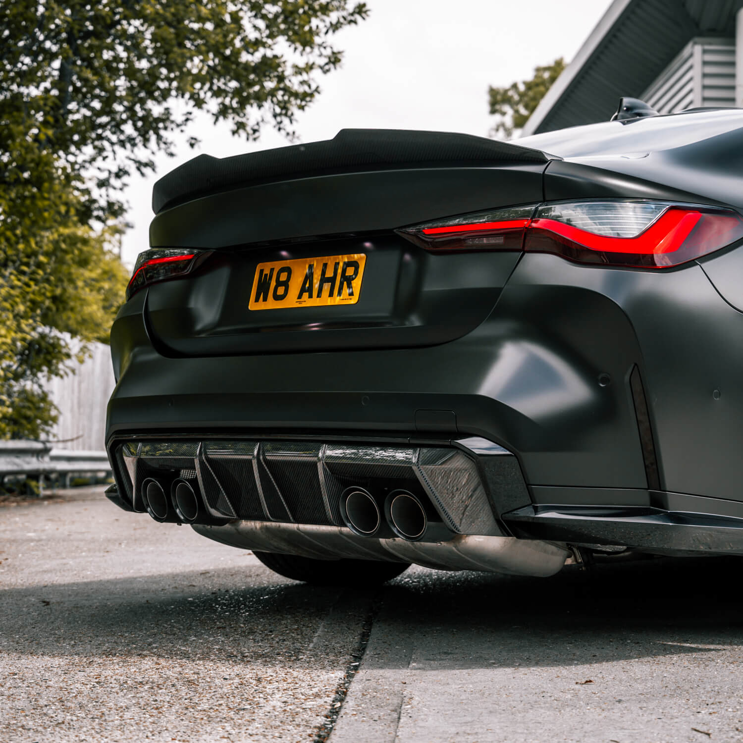 MHC+ Ducktail-Style Carbon Heckspoilerlippe passend für BMW M4 G82