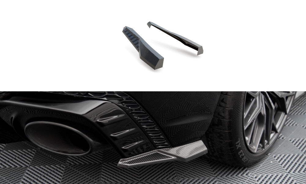 Maxton Design Carbon Heck Ansatz Flaps für Audi RSQ8