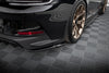 Maxton Design Heck Ansatz Flaps für Porsche 911 992 GT3 RS schwarz Hochglanz