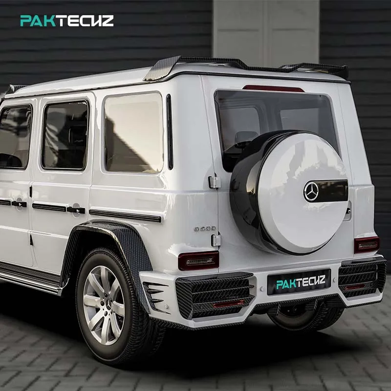Paktechz Teilcarbon Heckschürze für Mercedes-Benz W464 G63 AMG