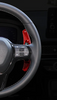 Carbon Schaltwippen Verlängerungen für Honda Civic MK11 Modelle Rot