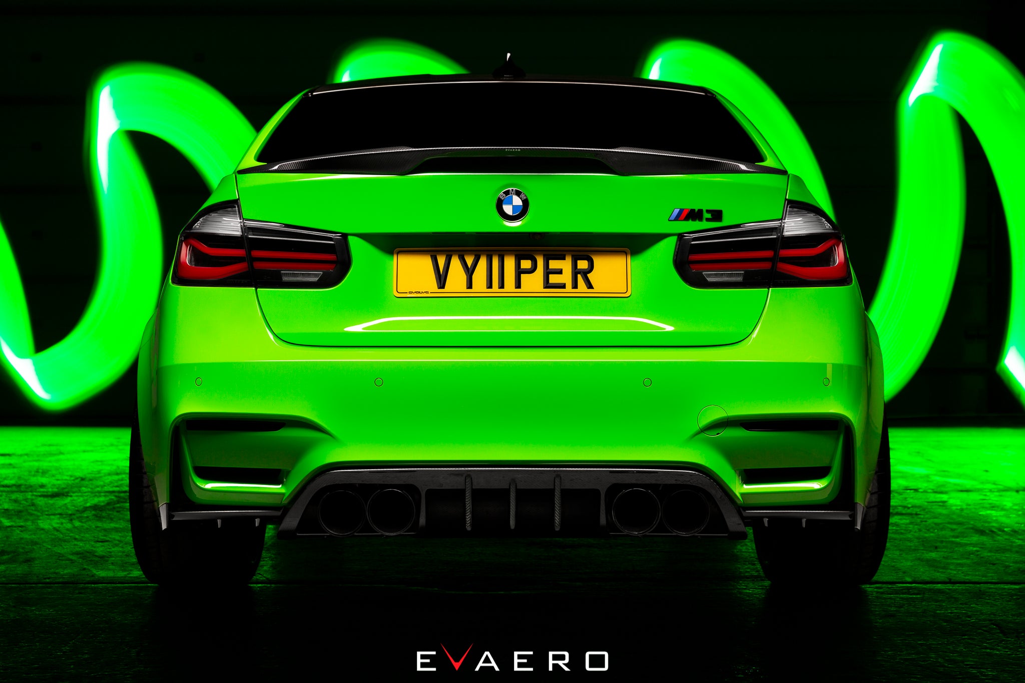 EVAERO Carbon Diffusor mit Seitenteilen für BMW F8X M3/M4 - Turbologic