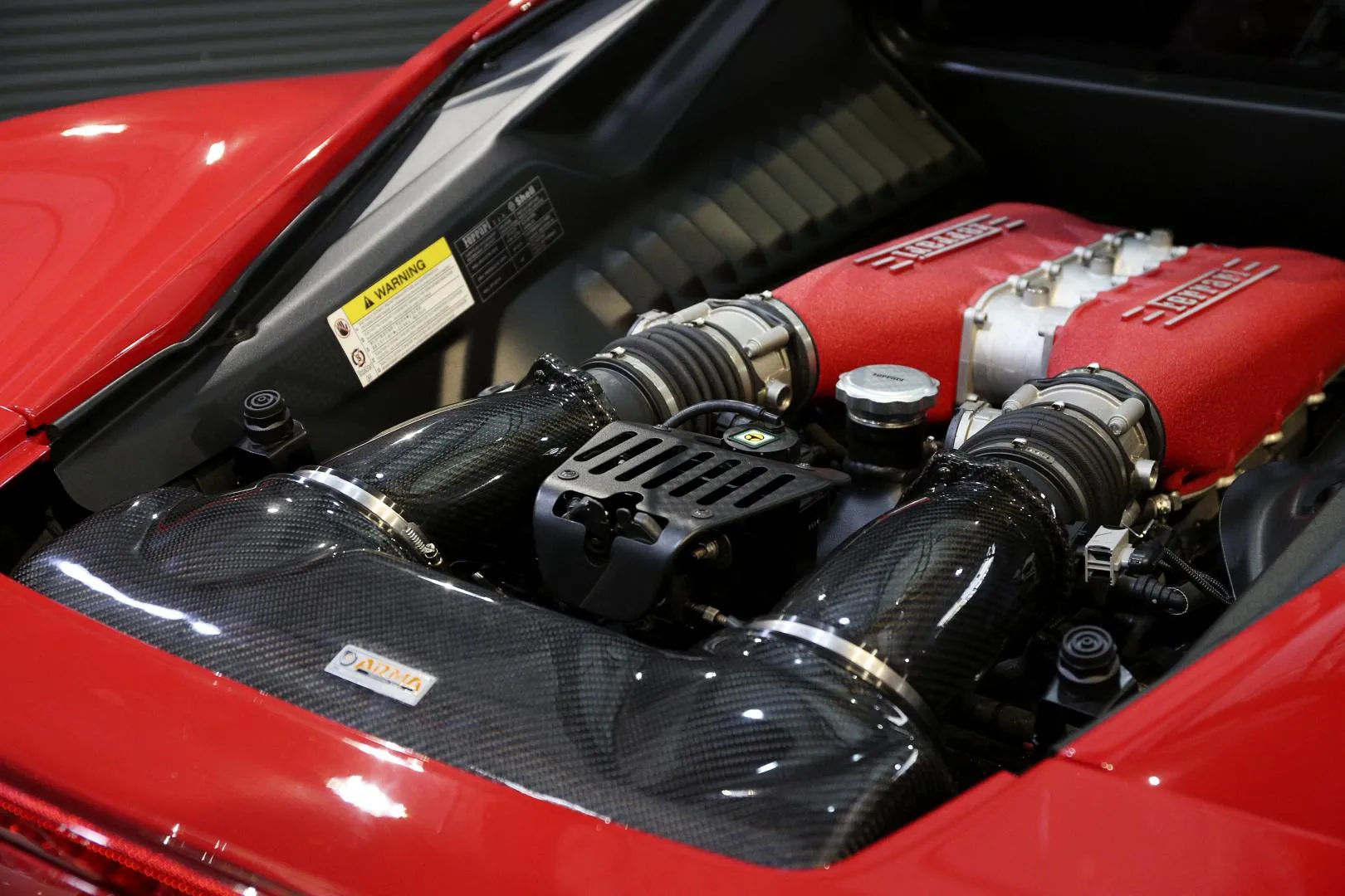 Système d'admission en carbone ARMASPEED pour Ferrari 458 Italia
