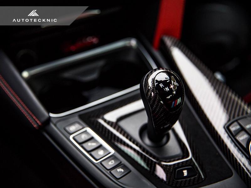 Autotecknic Carbon Schaltknauf Abdeckung für BMW F87 M2 und M2 Comp