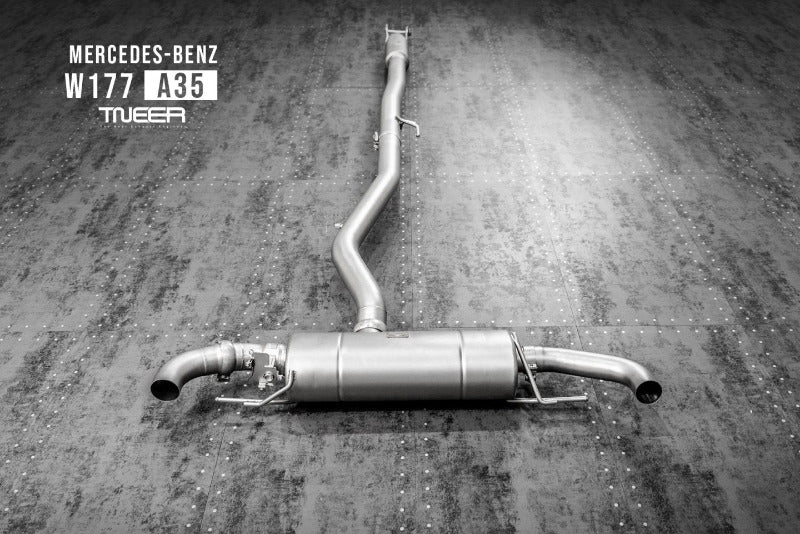 TNEER flap exhaust system for the Mercedes-Benz A35 AMG W177