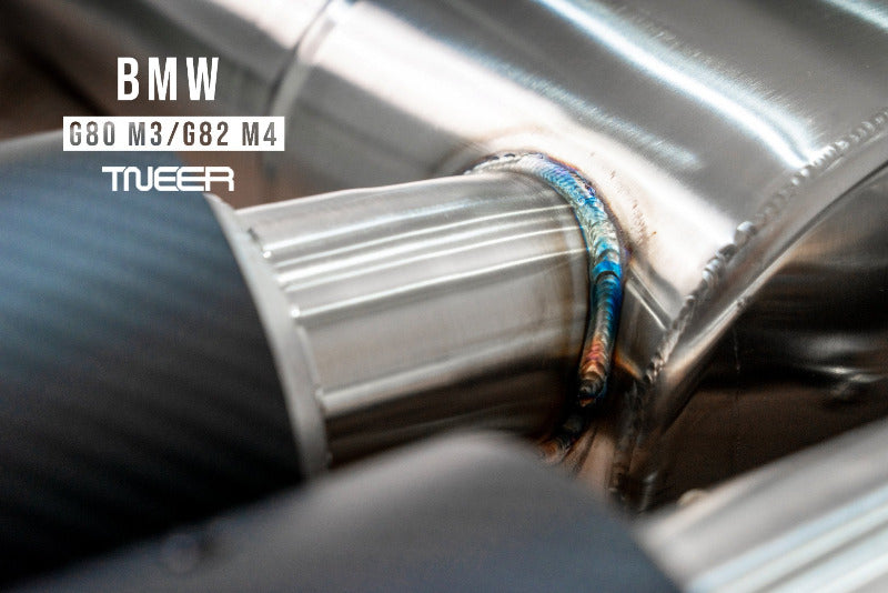TNEER flap exhaust system for the BMW M3 G80 &amp; M4 G82 