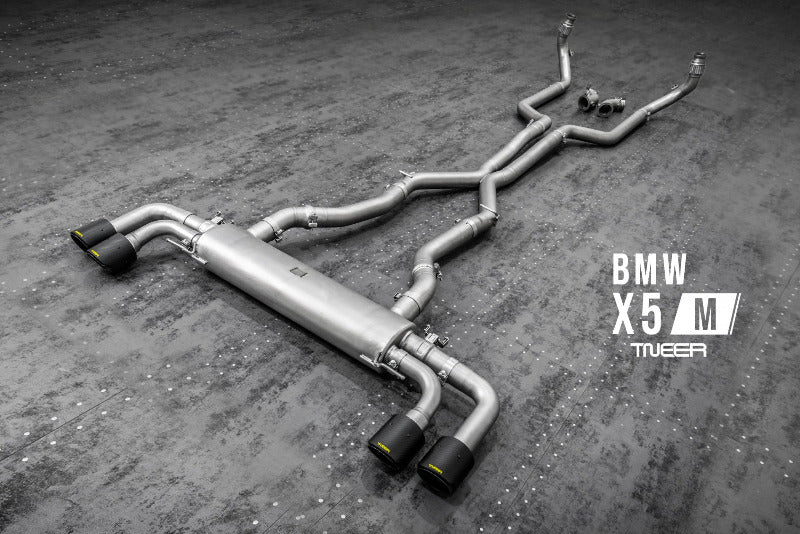Système d'échappement à volets TNEER pour BMW X5M F95 &amp; X6M F96