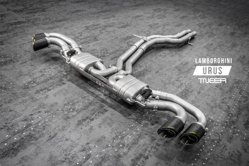 TNEER flap exhaust system for the Lamborghini Urus