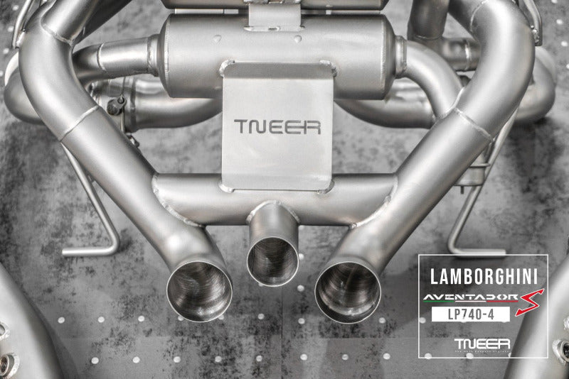TNEER flap exhaust system for the Lamborghini Aventador S LP740-4 