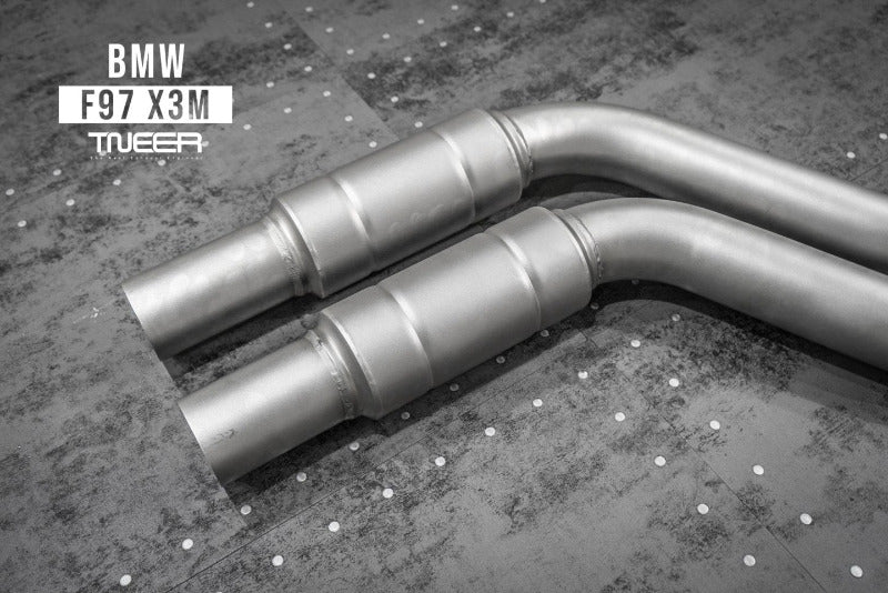 TNEER flap exhaust system for the BMW X3M F97 &amp; X4M F98