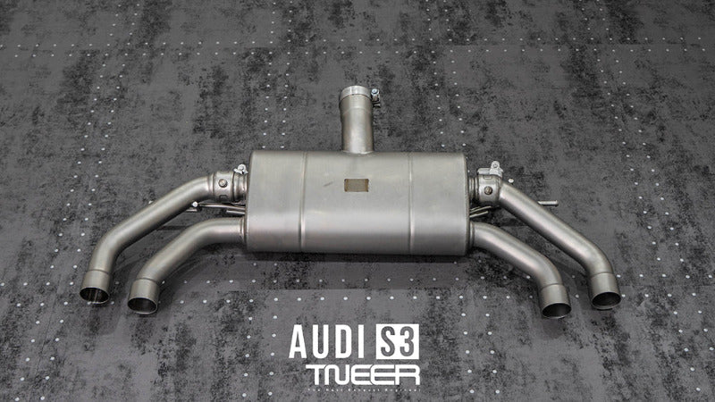 TNEER flap exhaust system for the Audi S3 8V 