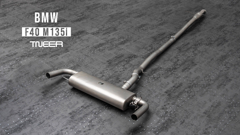 TNEER flap exhaust system for the BMW M135i F40 