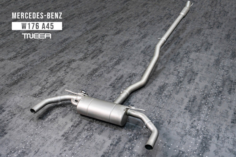 TNEER flap exhaust system for the Mercedes-Benz A45 AMG W176