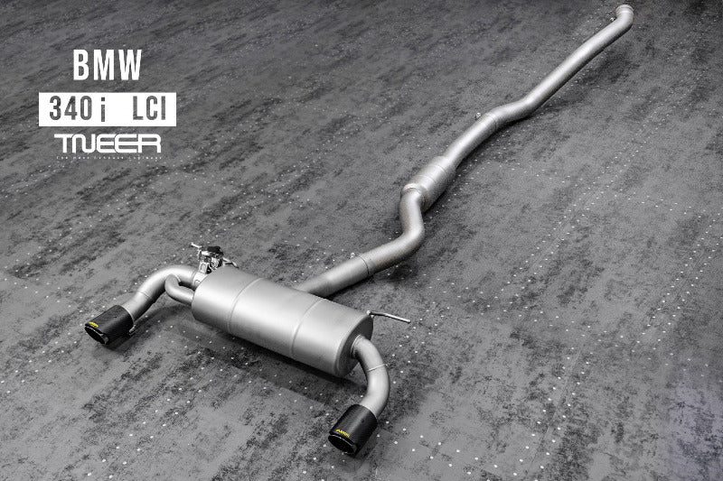 TNEER flap exhaust system for the BMW 340i F30 B58 