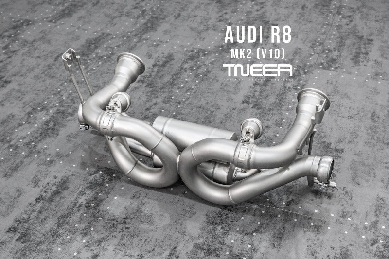 TNEER flap exhaust system for the Audi R8 4S V10 &amp; V10+ 