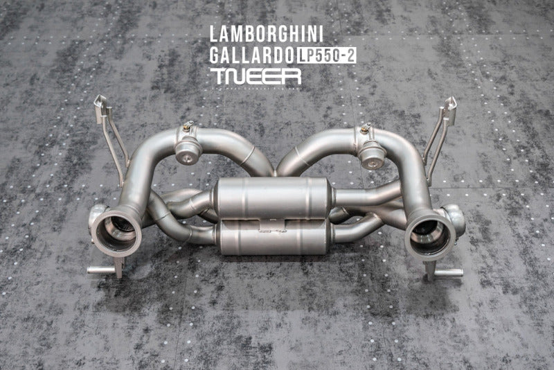 TNEER flap exhaust system for the Lamborghini Gallardo LP550-2, LP560-4, LP570-4
