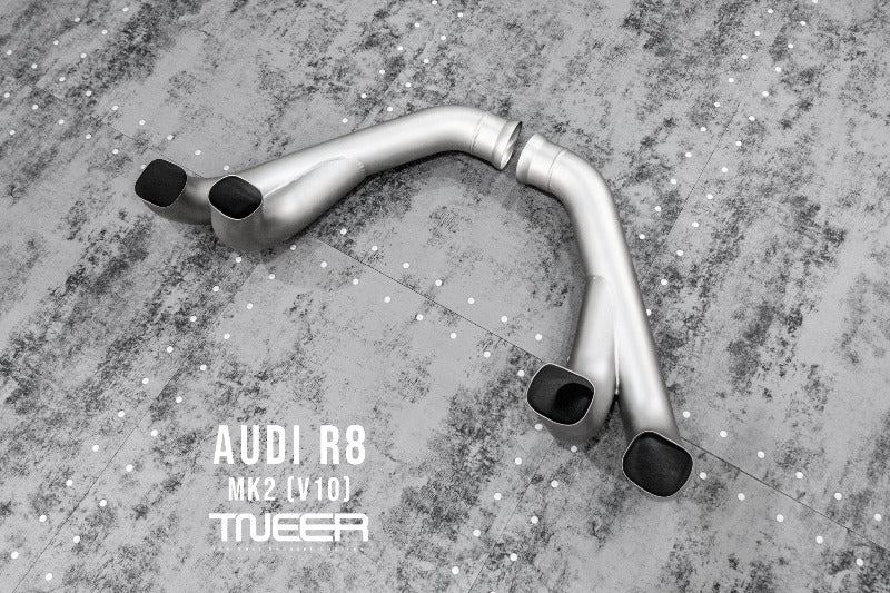 TNEER flap exhaust system for the Audi R8 4S V10 &amp; V10+ 