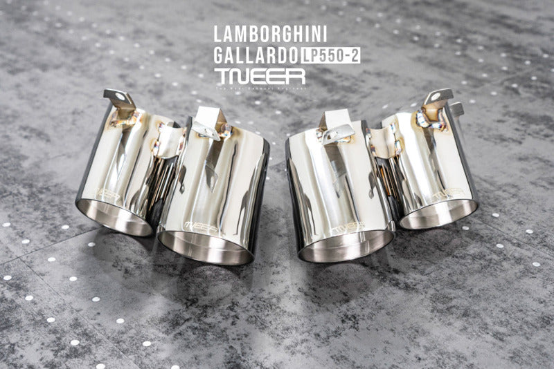 TNEER flap exhaust system for the Lamborghini Gallardo LP550-2, LP560-4, LP570-4