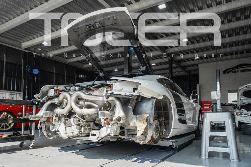 TNEER Klappenauspuffanlage für den Audi R8 42 MK1 V8