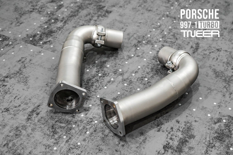TNEER flap exhaust system for the Porsche 997.1 Turbo &amp; Turbo S 
