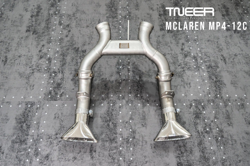 TNEER flap exhaust system for the McLaren MP4-12C 