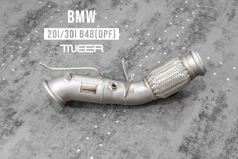 TNEER flap exhaust system for the BMW 420i F32 &amp; 430i F32 B48
