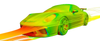RACING SPORT CONCEPTS - Lèvre de spoiler avant carbone Porsche 991.2 GT3 