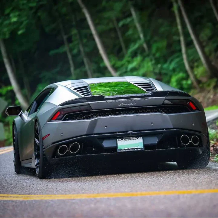 RACING SPORT CONCEPTS - Lèvre de spoiler arrière en carbone Lamborghini Huracan