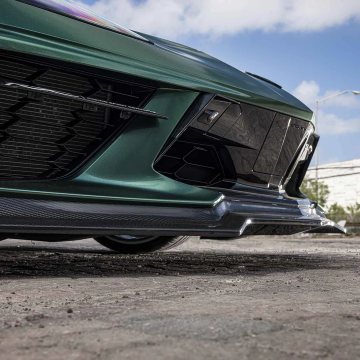 RACING SPORT CONCEPTS - Lèvre de spoiler avant en carbone ST Chevrolet Corvette C8