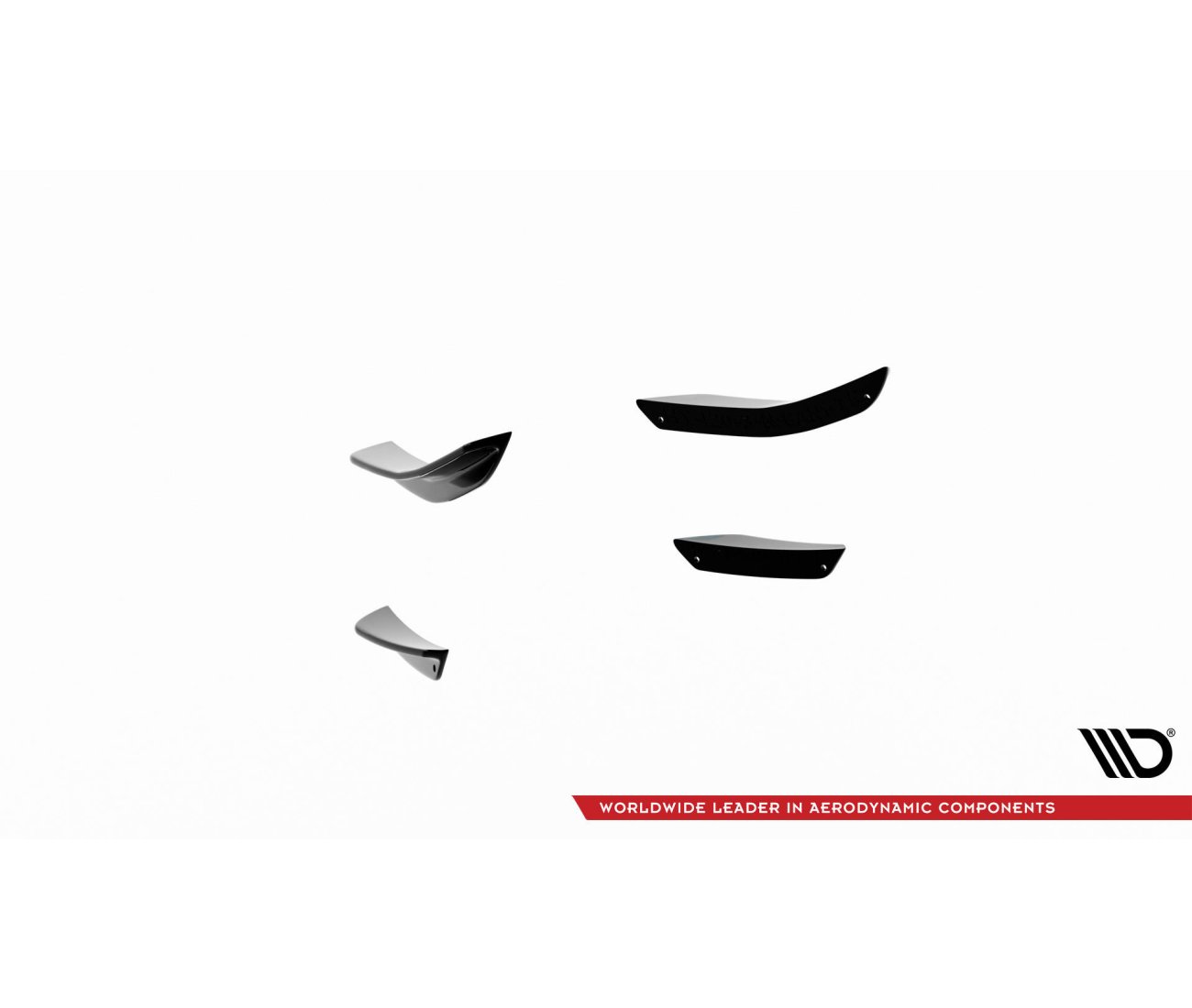 Canards d'ailes de pare-chocs avant MAXTON DESIGN pour Hyundai I20 N Mk3 