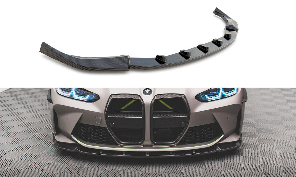 Maxton Design Carbon Fiber Cup Spoiler Lip V.1 for BMW M4 G82 Competition