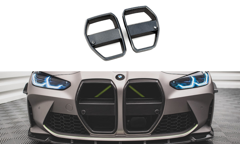 Maxton Design Carbon Fiber Front Radiator Grill for BMW M4 G82 Competition 