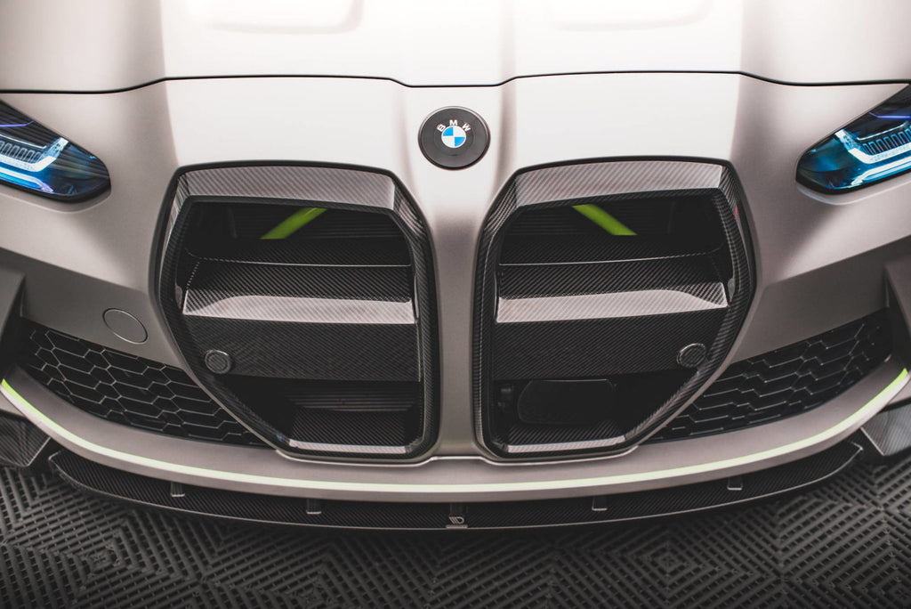 Maxton Design Carbon Front Kühler Grill für BMW M4 G82 Competition
