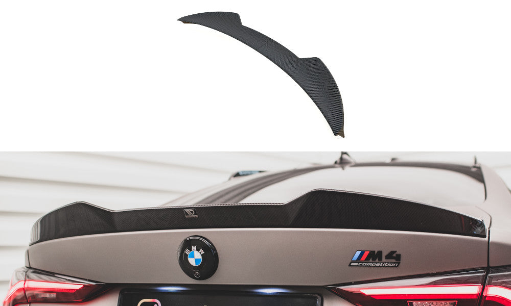 Becquet arrière en fibre de carbone Maxton Design pour BMW M4 G82 Competition 