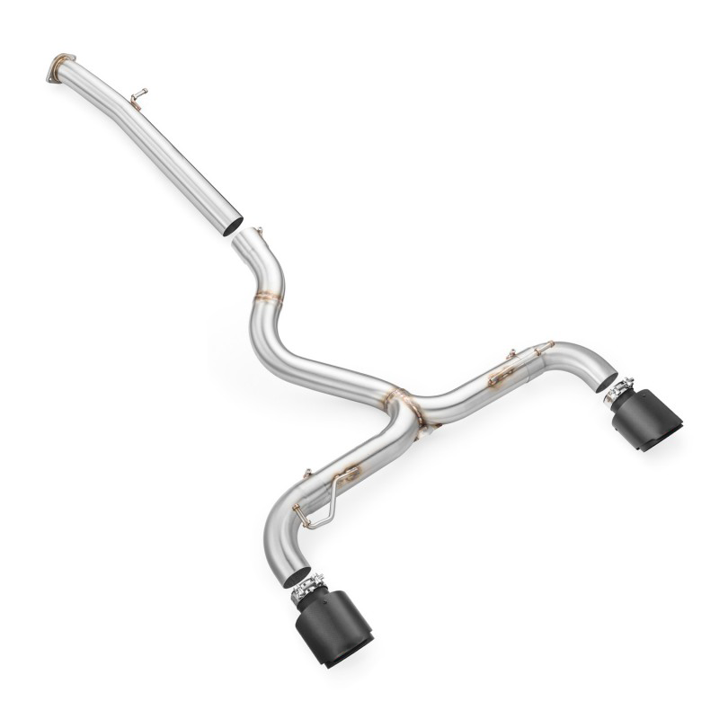 TurboLogic Catback exhaust system - middle and rear silencer TOYOTA GR YARIS 1.6 