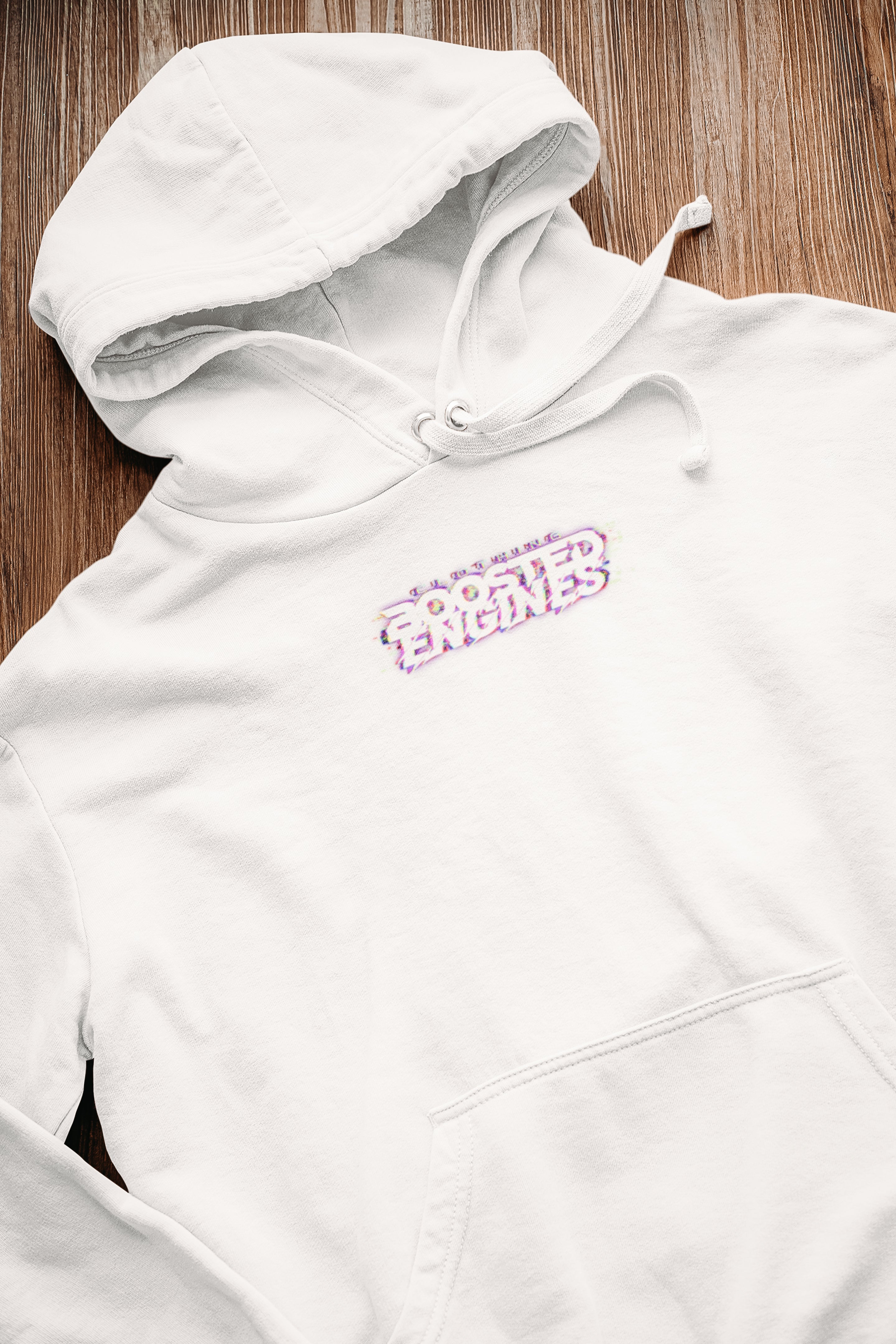 BOOSTED ENGINES ''GLITCH BRAND LOGO'' MEN'S HOODIE