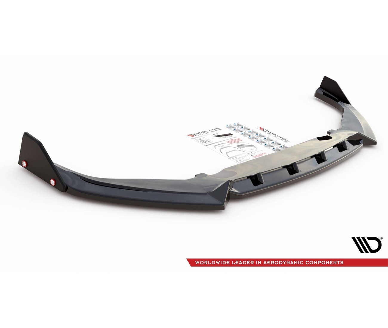 MAXTON DESIGN Cup Spoilerlippe Front Ansatz + Flaps V.2 für Toyota GR Yaris Mk4 - Turbologic