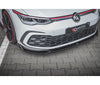 MAXTON DESIGN Cup Spoilerlippe Front Ansatz +Flaps V.2 für VW Golf 8 GTI - Turbologic
