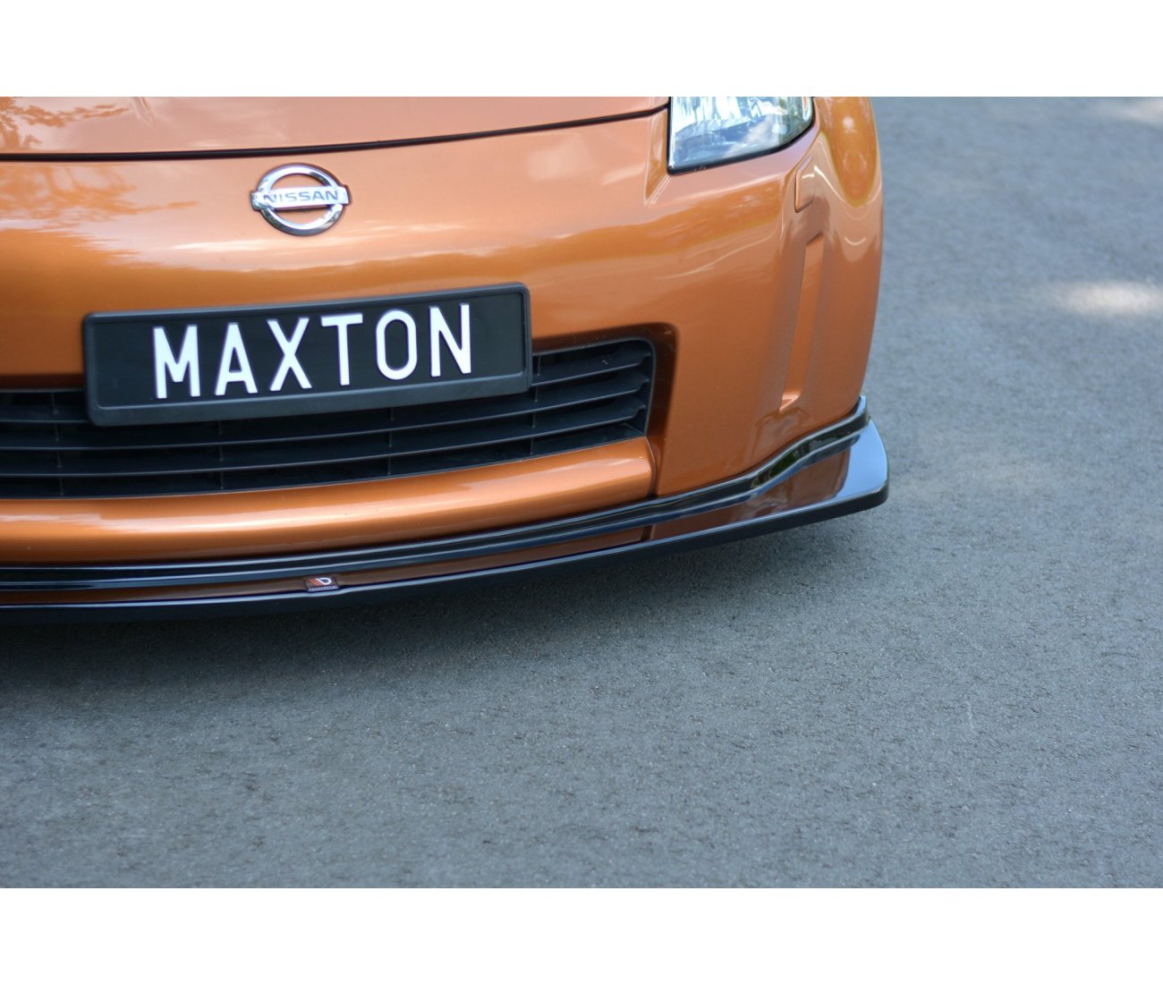 MAXTON DESIGN Cup Spoilerlippe Front Ansatz für NISSAN 350Z
