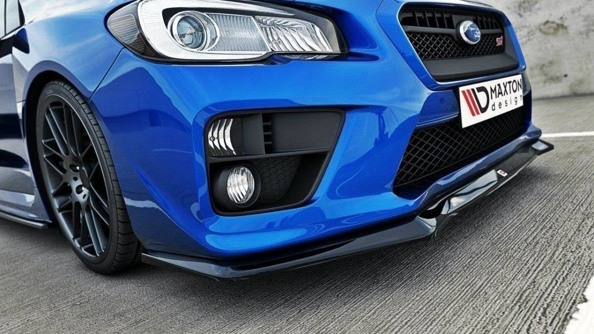 MAXTON DESIGN Cup spoiler lip front approach for Subaru Impreza MK4 WRX STI V.1 
