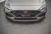 MAXTON DESIGN Cup Spoiler Lip V.1 + Flaps for Hyundai I30 N Hatchback/Fastback Facelift 
