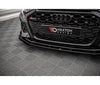 MAXTON DESIGN bavettes avant Audi RS3 Sportback 8Y noir brillant