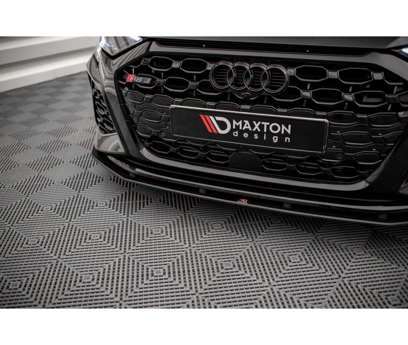 MAXTON DESIGN Street Pro Cup Spoilerlippe für Audi RS3 Sportback 8Y