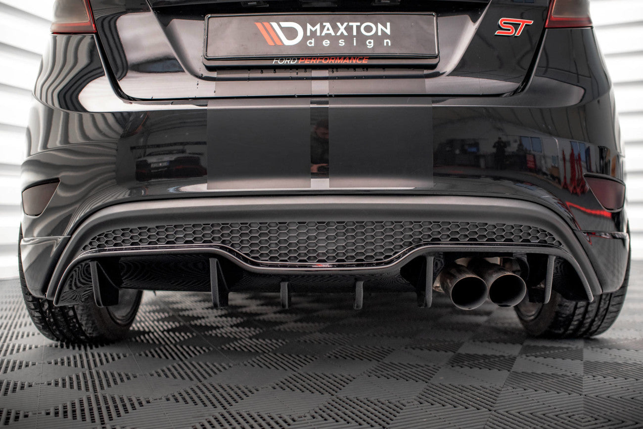 MAXTON DESIGN rear apron diffuser for Ford Fiesta ST (5-door version) Mk7 Facelift 